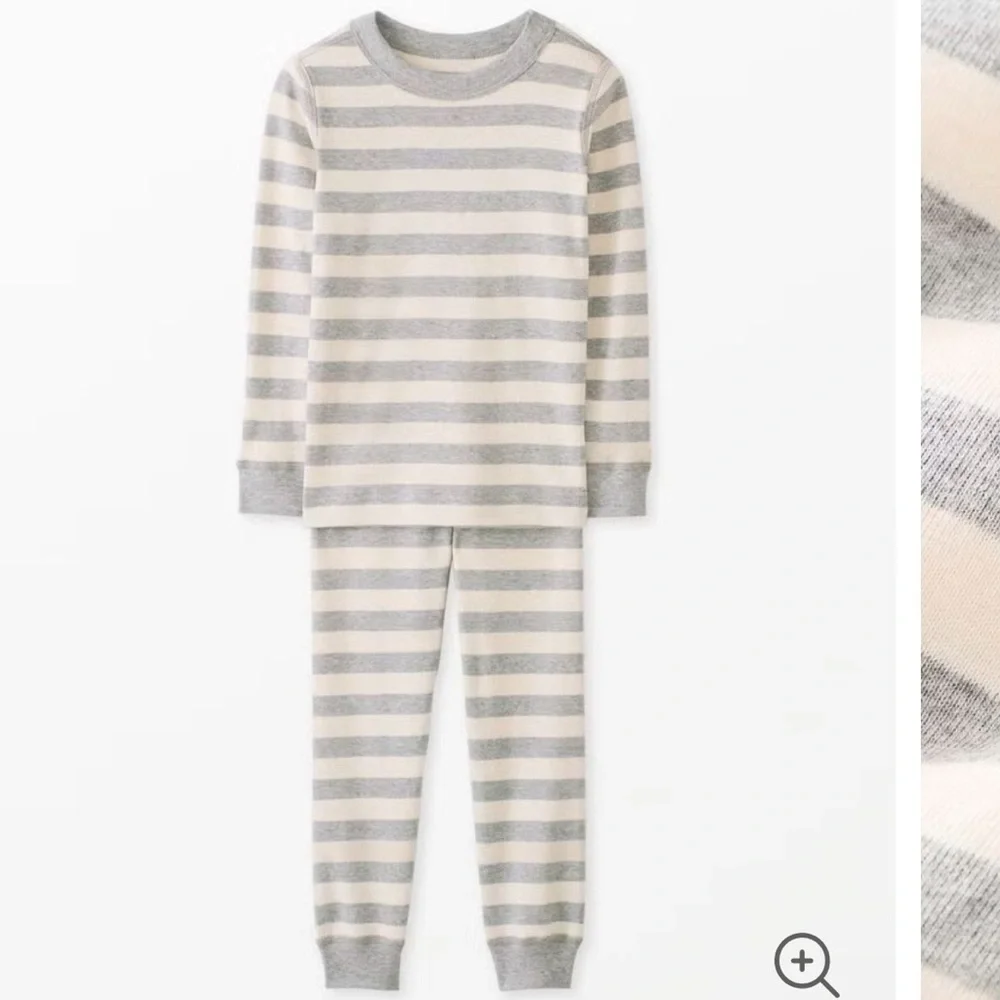 Hanna Andersson Pajama Set - Blue and Gray